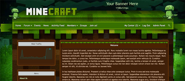 Brown And Green Website Templates